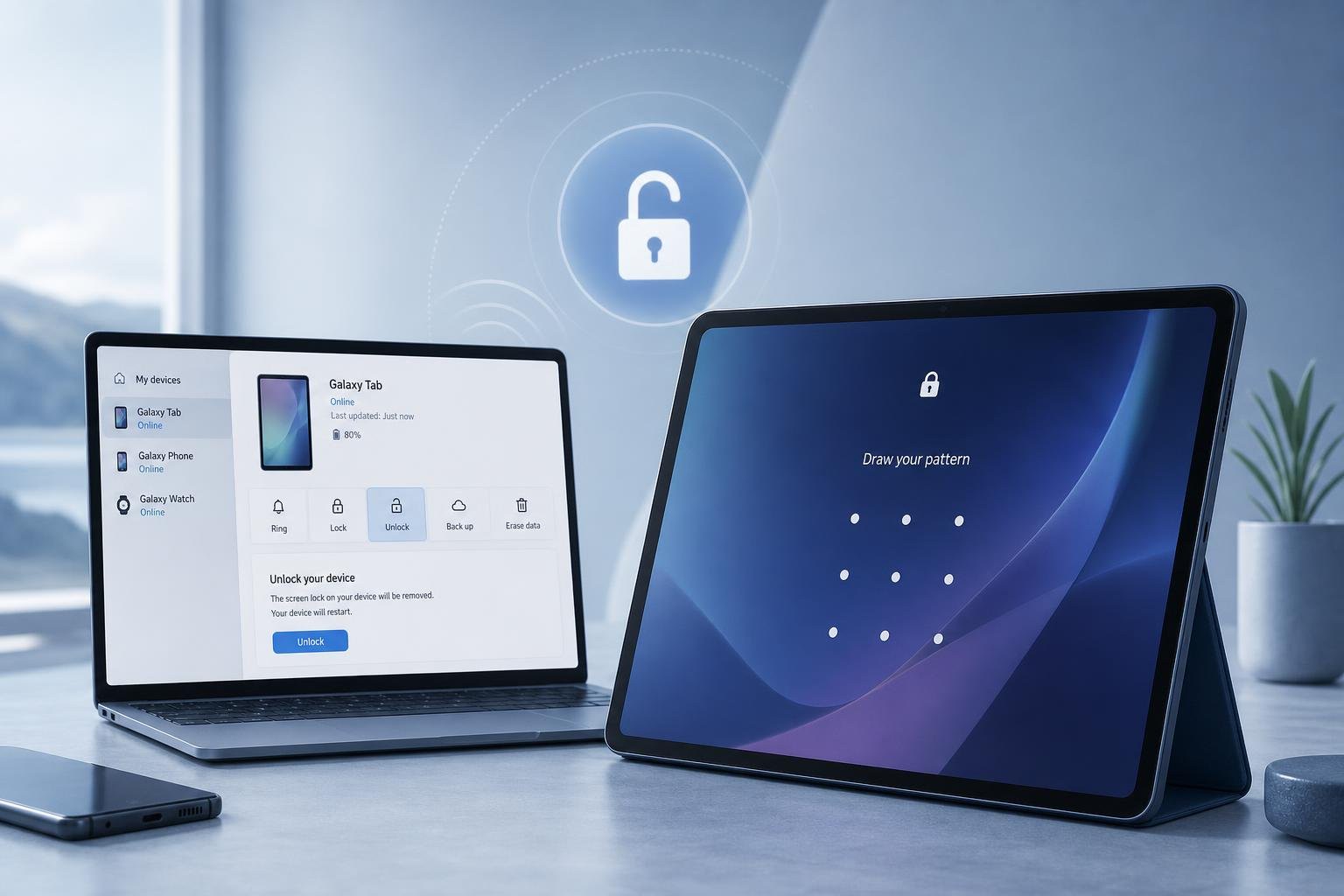 Samsung Tablet entsperren ohne Passwort: Anleitung