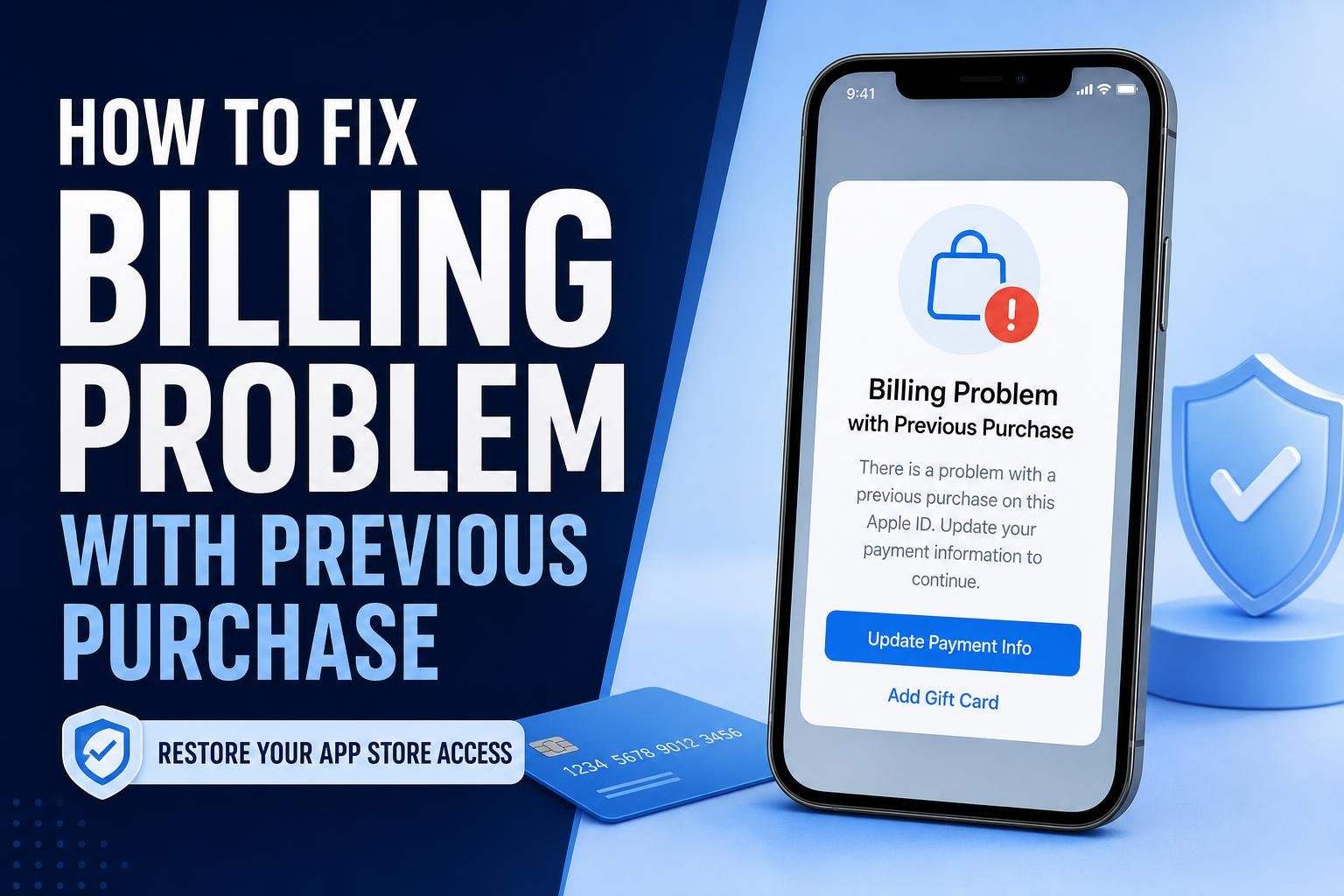 How to Fix a Billing Problem with Previous Purchase