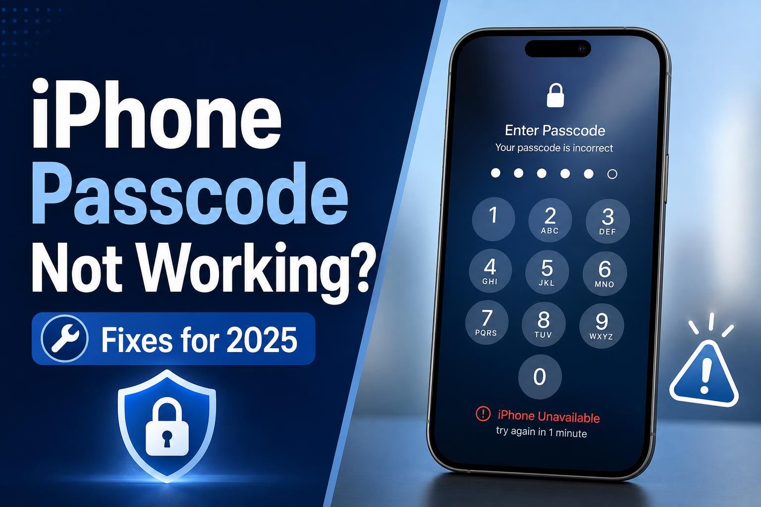 Why Is My iPhone Passcode Not Working? Fixes for 2025