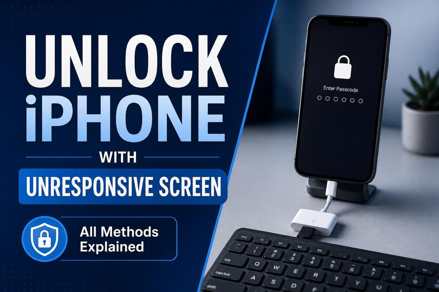Unlock iPhone with Unresponsive Screen: How to Unlock an iPhone