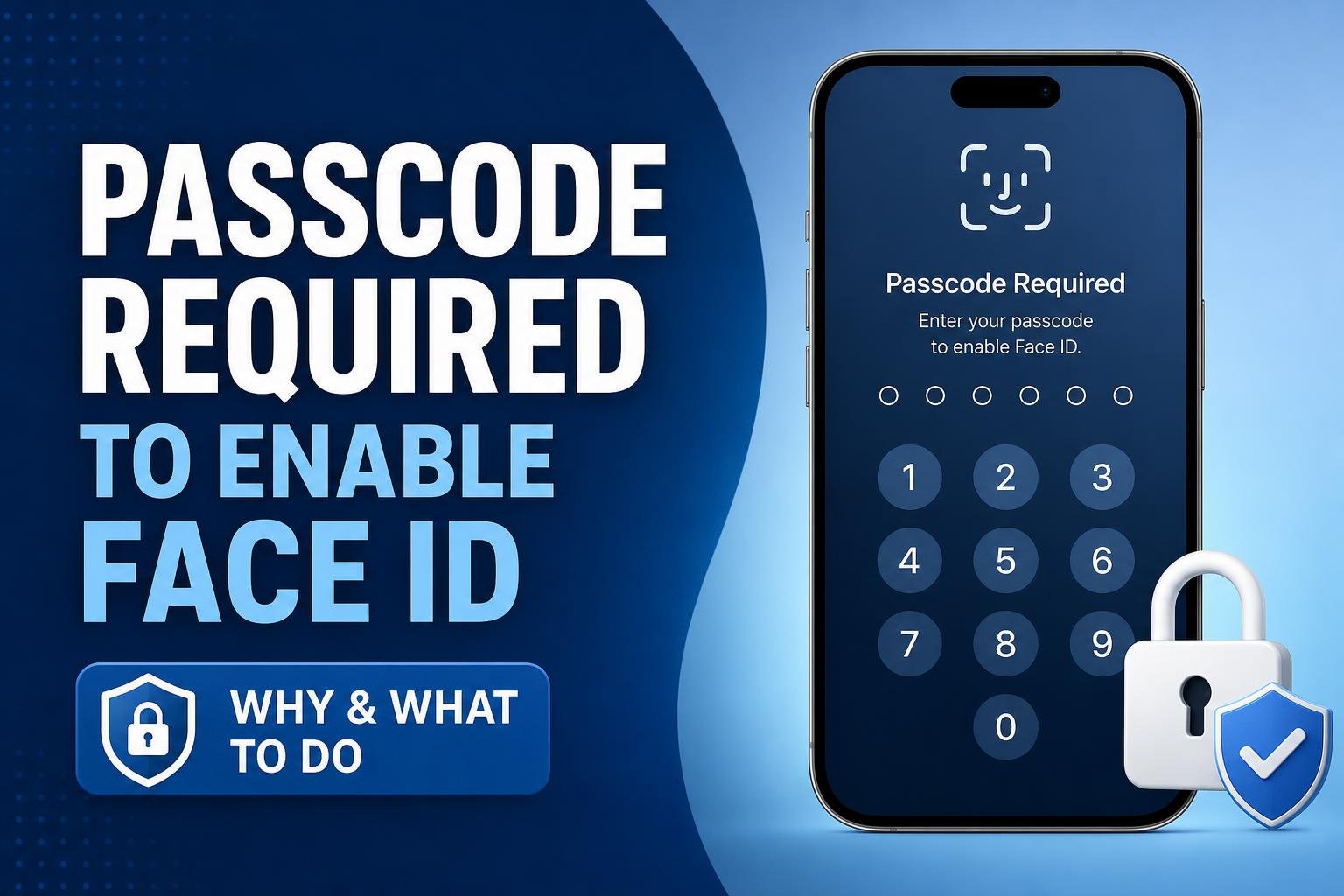 Why Your Passcode Is Required to Enable Face ID (and What to Do)