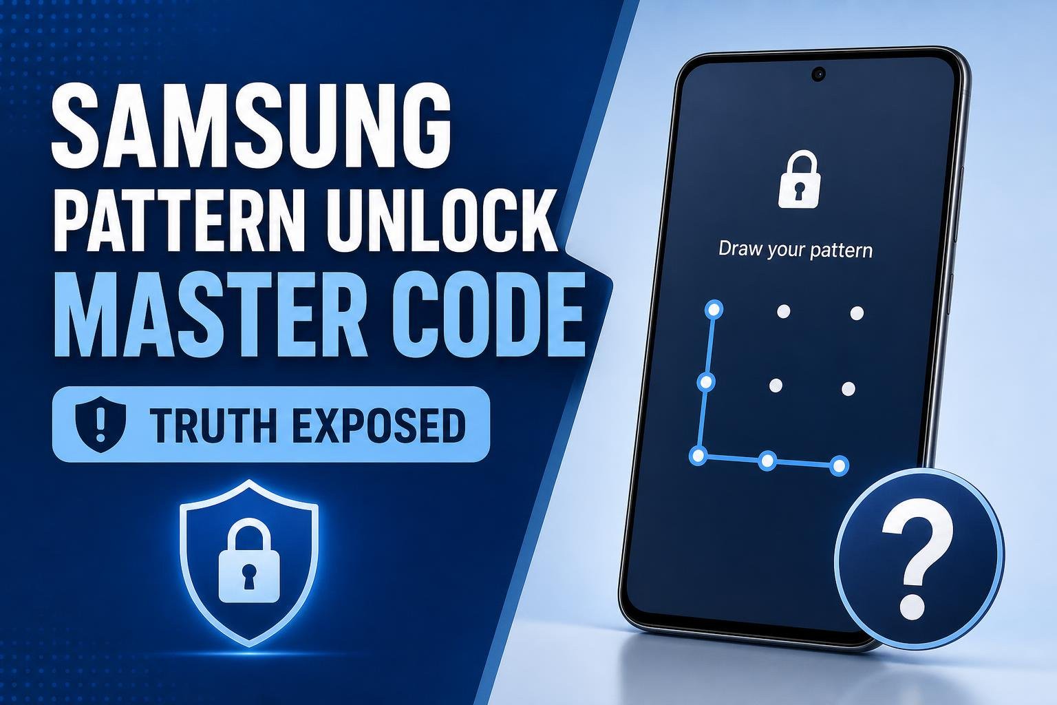 The Truth About the 'Samsung Pattern Unlock Master Code' and How to Bypass It